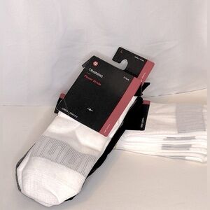 SOLD‼️Lululemon 2-3 Pack NEW Men's Power Stride Crew Socks Large